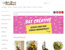 Tablet Screenshot of floristinoaklandca.com